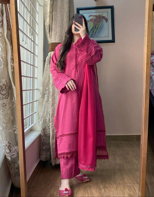 Lawn dress 2pc/ 3Pc